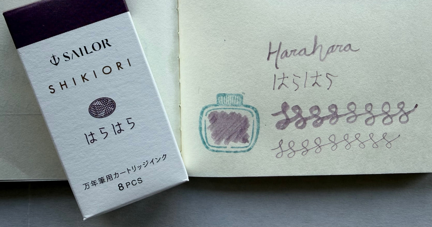 Sailor Shikiori Ink Cartridges - 8 Pack