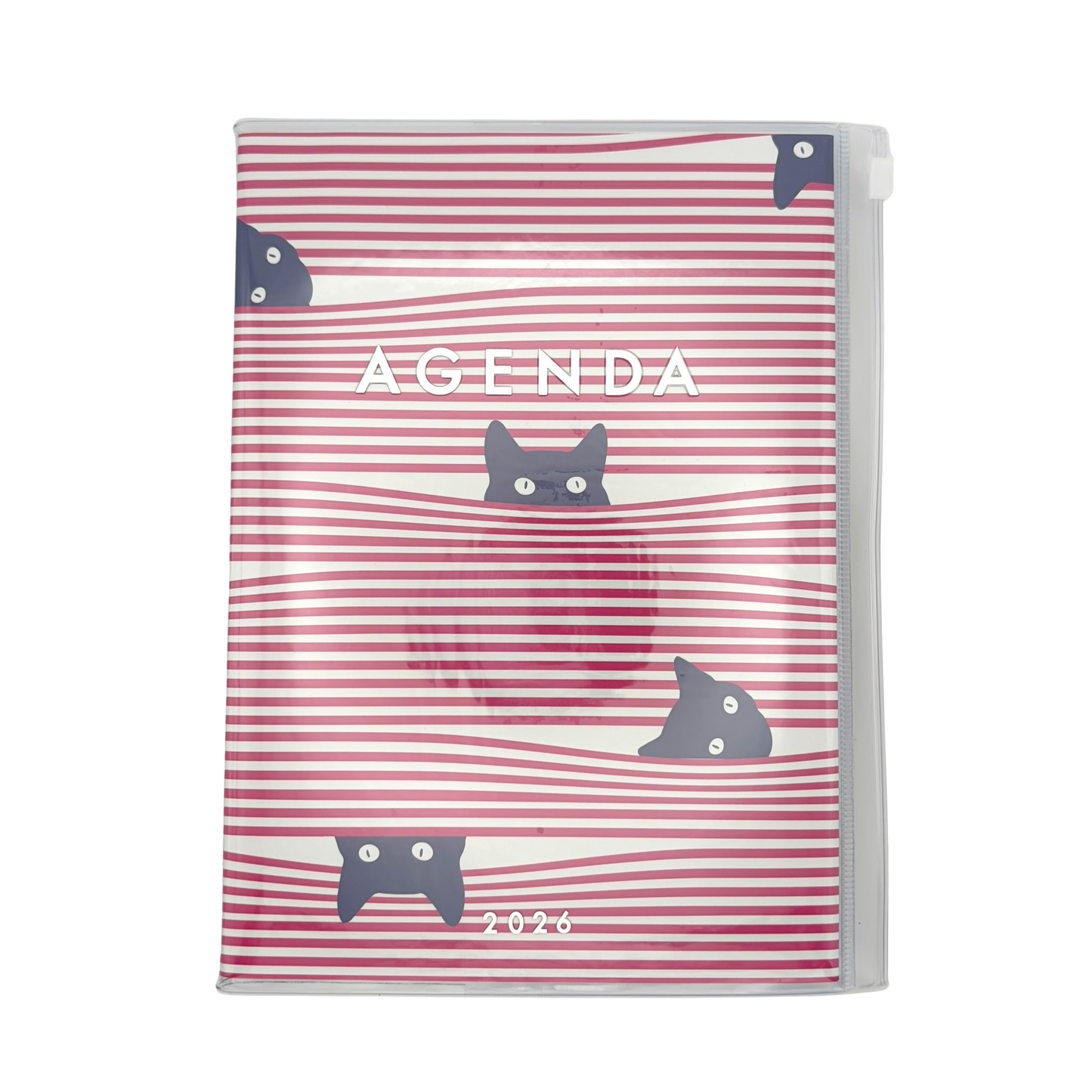 Weekly 2026 Planner with Sneaky Cats - A5 size