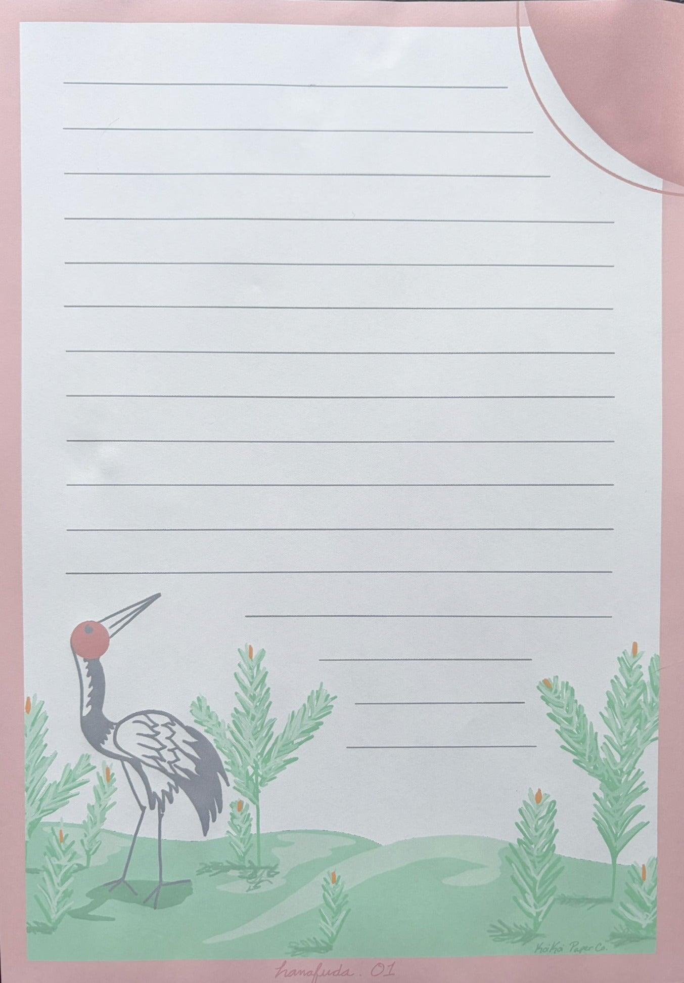 Hanafuda Edition Letter Sets - A4, A5, A6