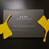 Small Desktop Calendar 2026 and Grid Notebook - A5 size