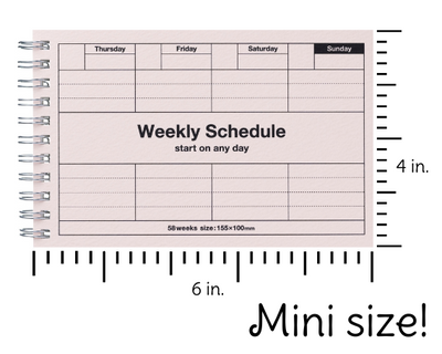 Small Undated Dayplanner