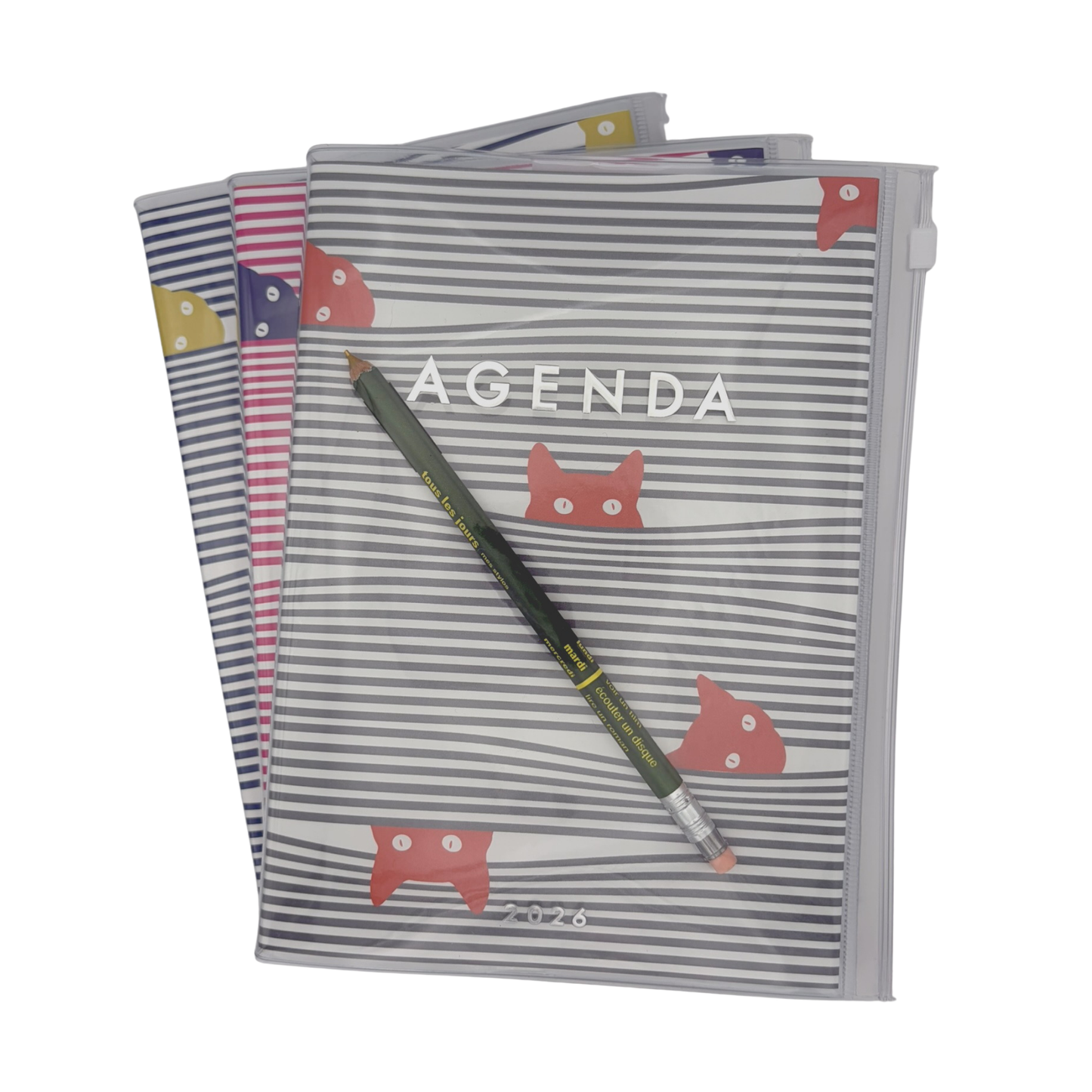 Weekly 2026 Planner with Sneaky Cats - A5 size