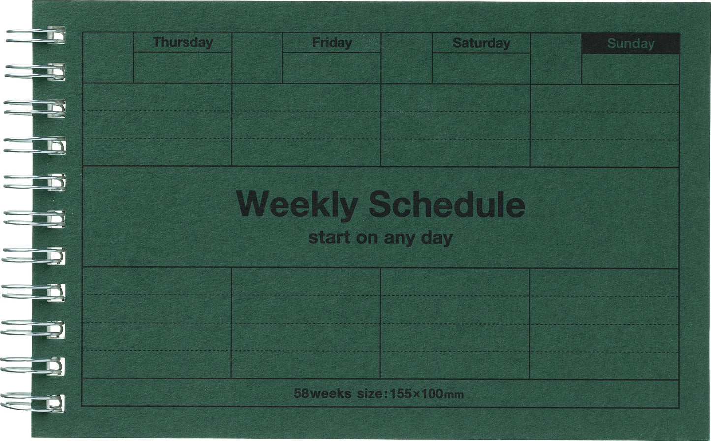 Small Undated Dayplanner