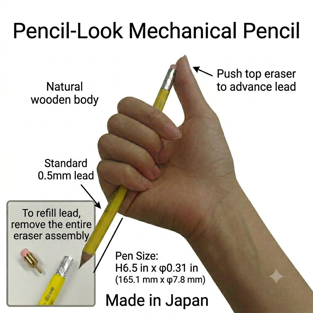 Wooden Mechanical Pencil - Tous Les Jours