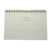 Small Desktop Calendar 2026 and Grid Notebook - A5 size